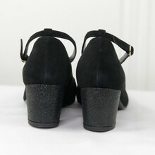 Escarpin en velours noir